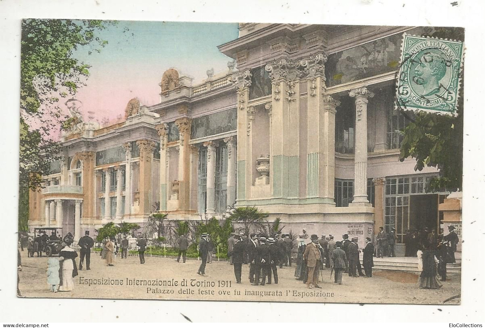 Cp, ITALIE, TORINO, TURIN, Esposizione Internazionale , 1911, Palazzo Delle Feste Ove Fu Inaugurata L'esposizione - Expositions