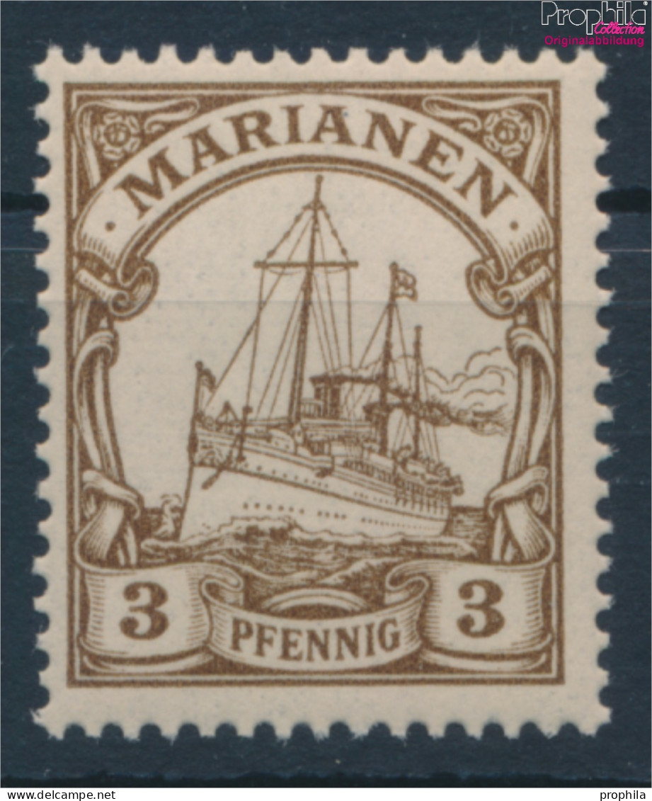 Marianen (Dt. Kolonie) 7 Postfrisch 1901 Schiff Kaiseryacht Hohenzollern (10181709 - Marianen