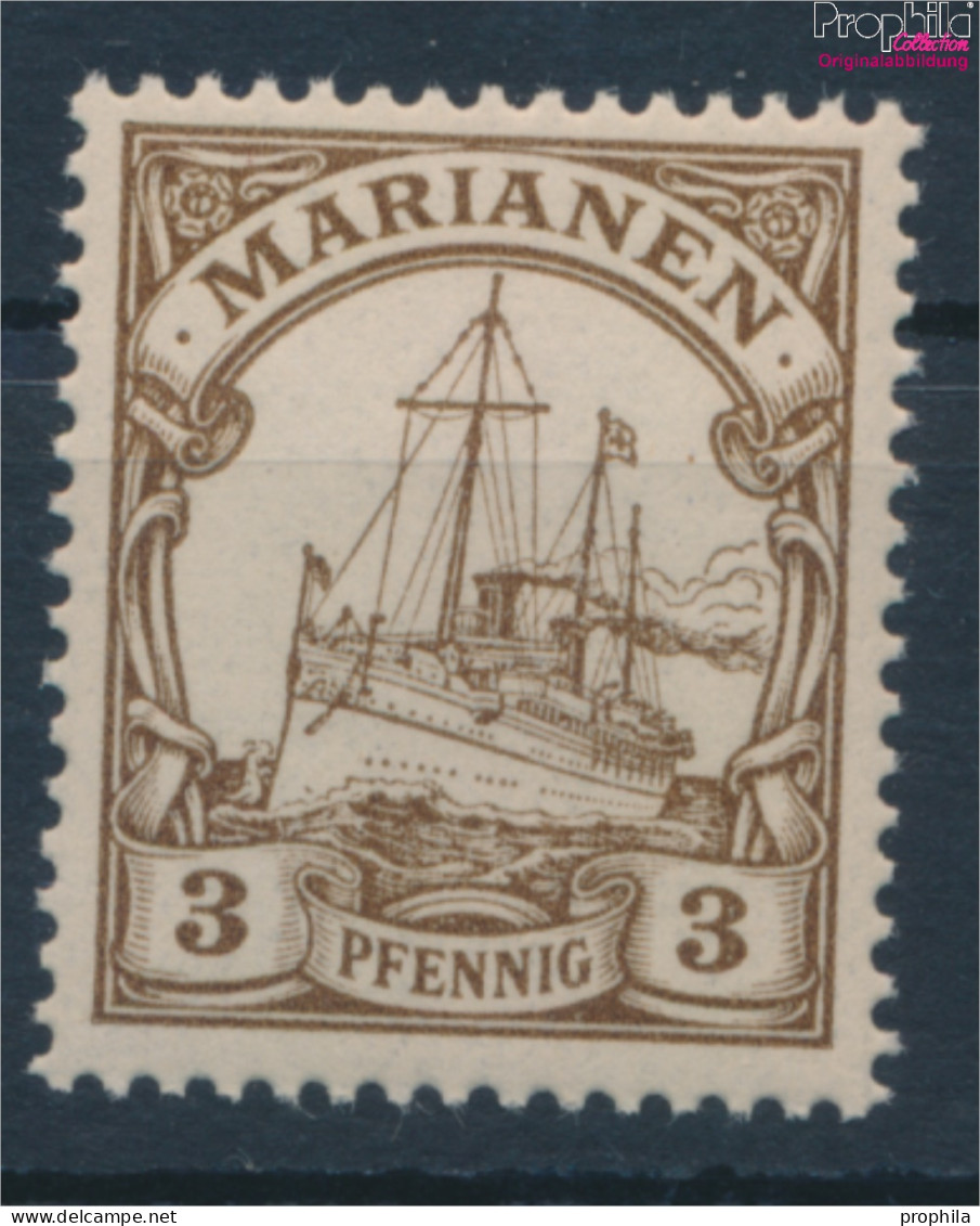 Marianen (Dt. Kolonie) 7 Postfrisch 1901 Schiff Kaiseryacht Hohenzollern (10181712 - Islas Maríanas