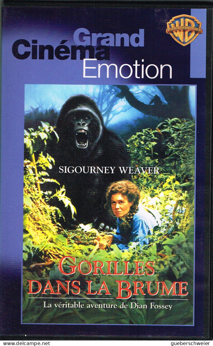 K7 VHS - GORILLES DANS LA BRUME - La Véritable Aventure De Dian Fossey - Acción, Aventura