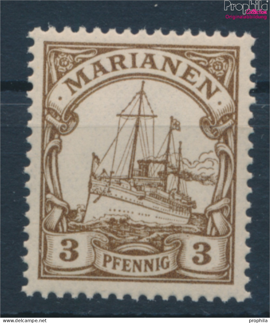 Marianen (Dt. Kolonie) 7 Postfrisch 1901 Schiff Kaiseryacht Hohenzollern (10181722 - Isole Marianne