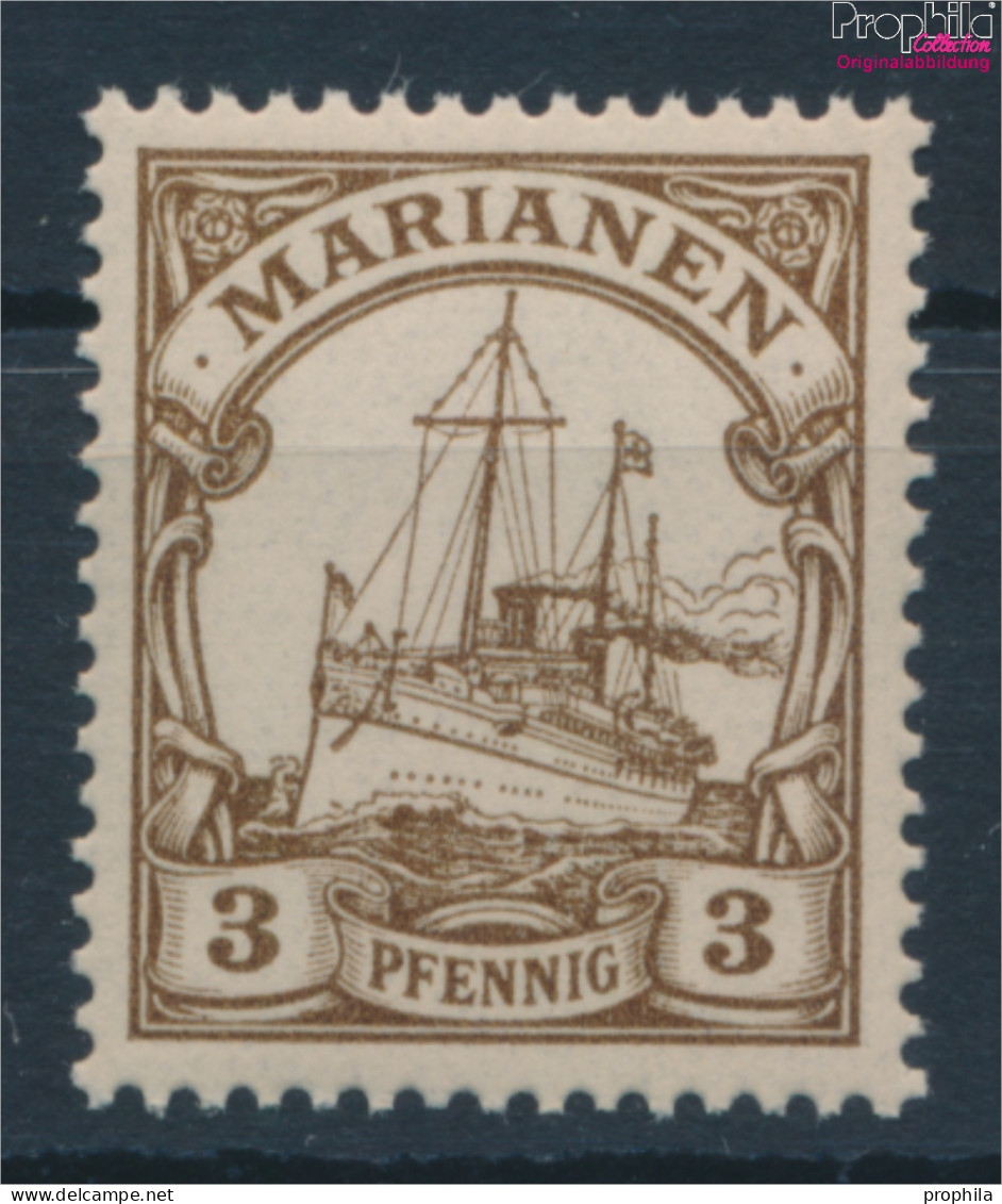 Marianen (Dt. Kolonie) 7 Postfrisch 1901 Schiff Kaiseryacht Hohenzollern (10181723 - Mariana Islands