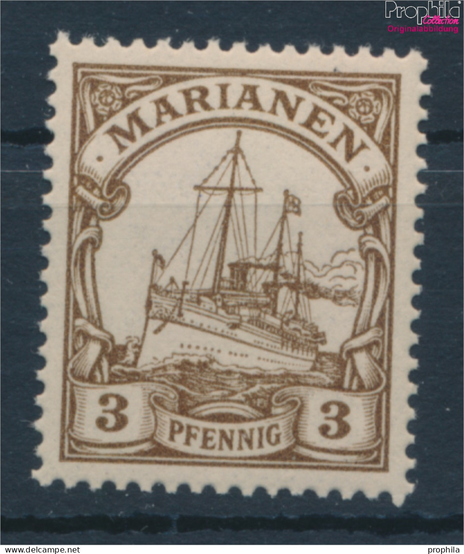 Marianen (Dt. Kolonie) 7 Postfrisch 1901 Schiff Kaiseryacht Hohenzollern (10181724 - Isole Marianne