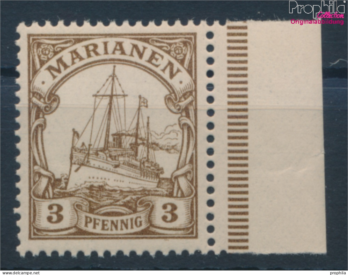 Marianen (Dt. Kolonie) 7 Postfrisch 1901 Schiff Kaiseryacht Hohenzollern (10181725 - Islas Maríanas