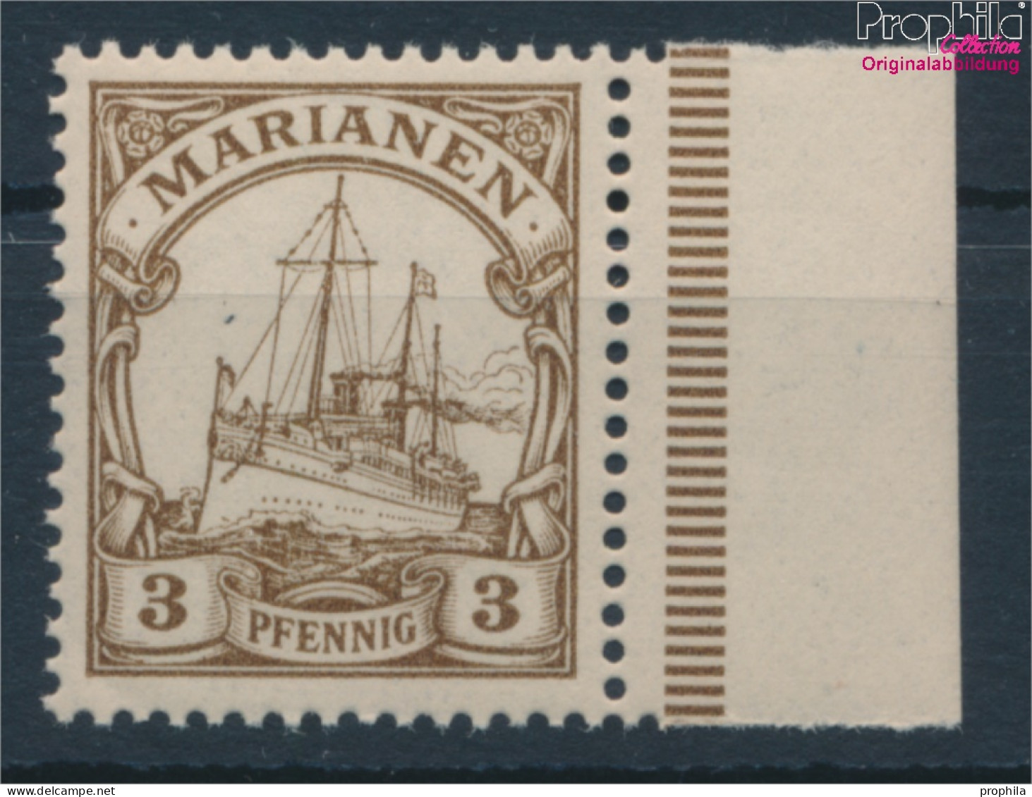 Marianen (Dt. Kolonie) 7 Postfrisch 1901 Schiff Kaiseryacht Hohenzollern (10181728 - Islas Maríanas