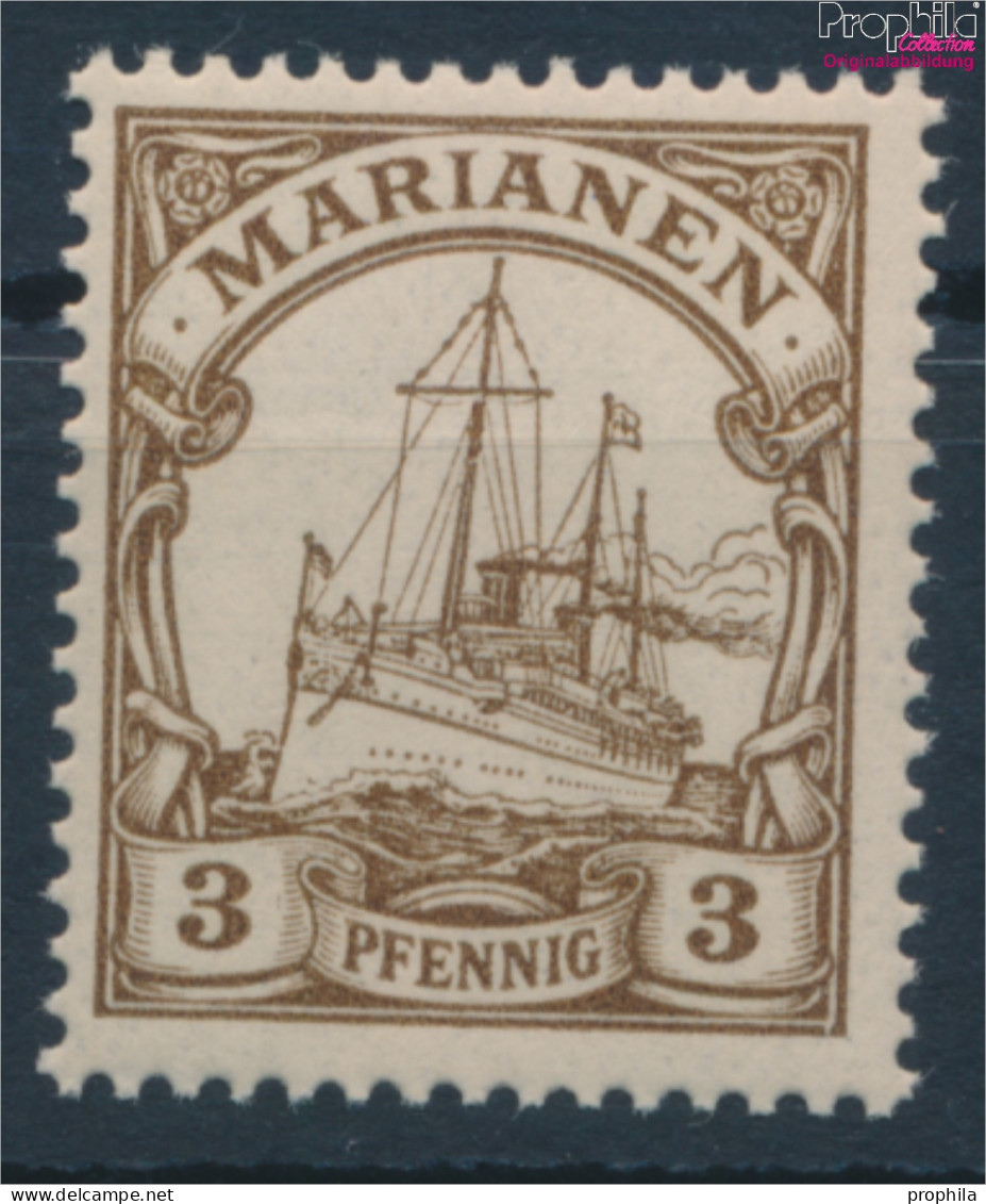 Marianen (Dt. Kolonie) 7 Postfrisch 1901 Schiff Kaiseryacht Hohenzollern (10181744 - Mariana Islands