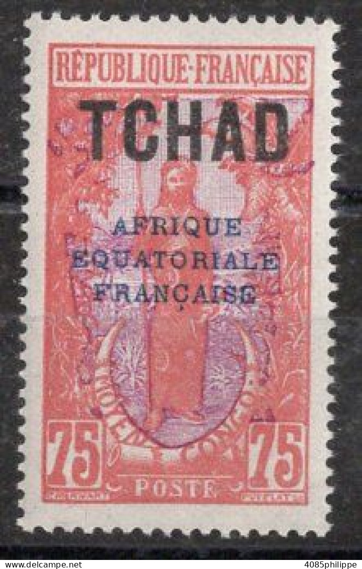 TCHAD Timbre-Poste N°33* Neuf Charnière TB Cote 2€00 - Unused Stamps