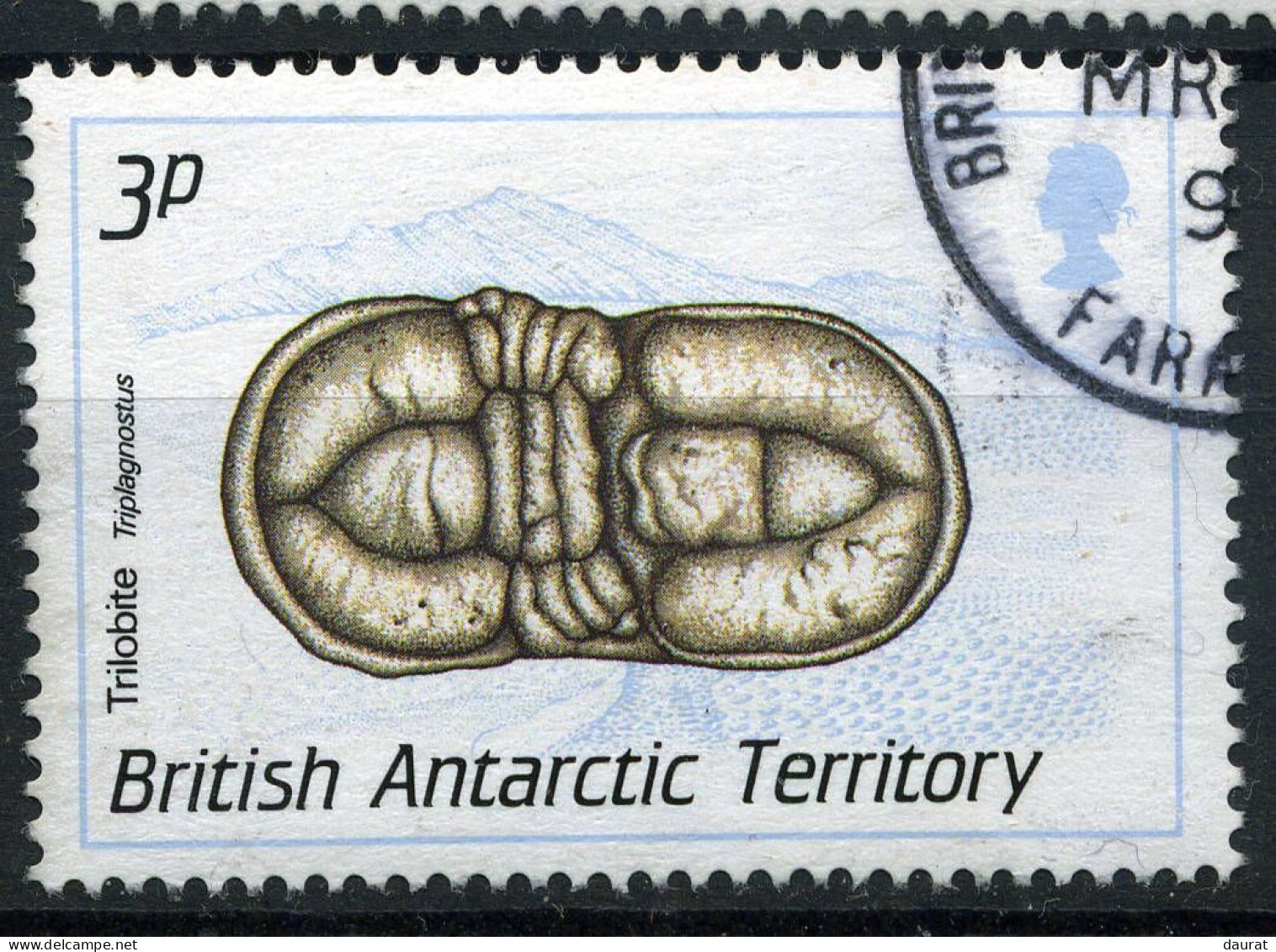 BAT Y&T 178° Trilobite Triplagnostus - Used Stamps