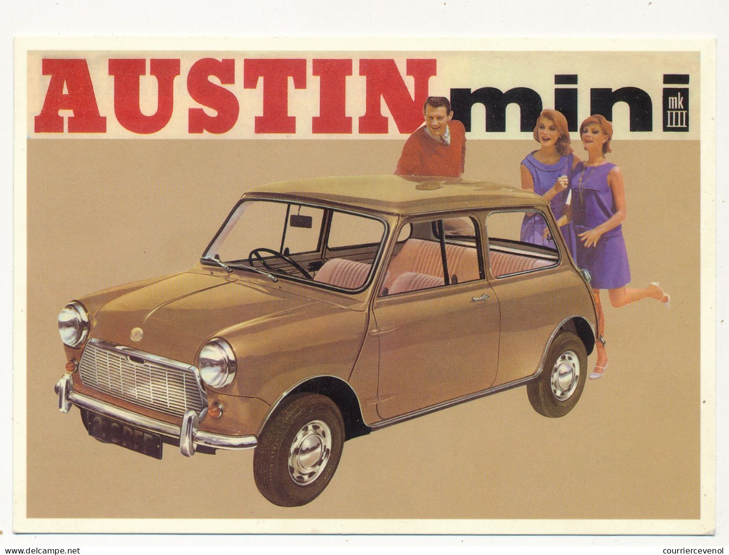 CPM - AUSTIN Mini - Repro Catalogue D'époque - Voitures De Tourisme