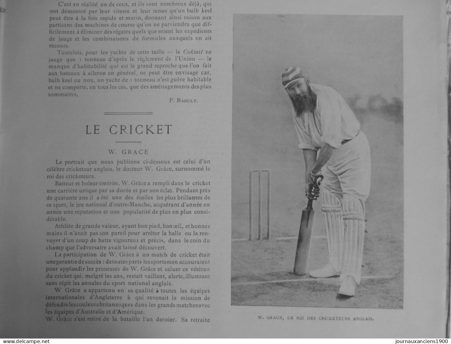 1864 1900 CRICKET 4 JOURNAUX ANCIENS - Sonstige & Ohne Zuordnung