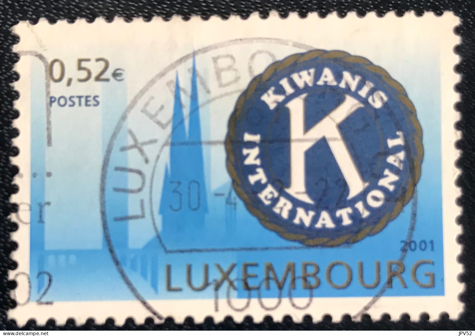 Luxembourg - Luxemburg - C18/29 - 2001 - (°)used - Michel 1558 - Kiwanis International - Gebraucht