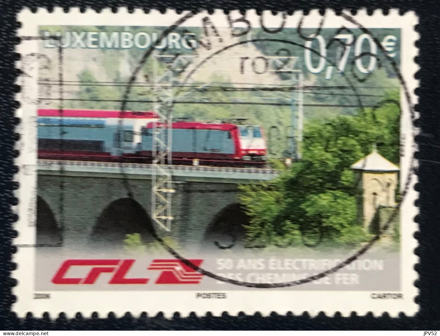 Luxembourg - Luxemburg - C18/29 - 2006 - (°)used - Michel 1705 - Electrificering Spoorwegnet - Usados