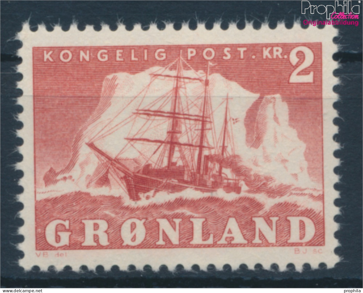 Dänemark - Grönland 36 Postfrisch 1950 Arktisschiff (10176679 - Ongebruikt