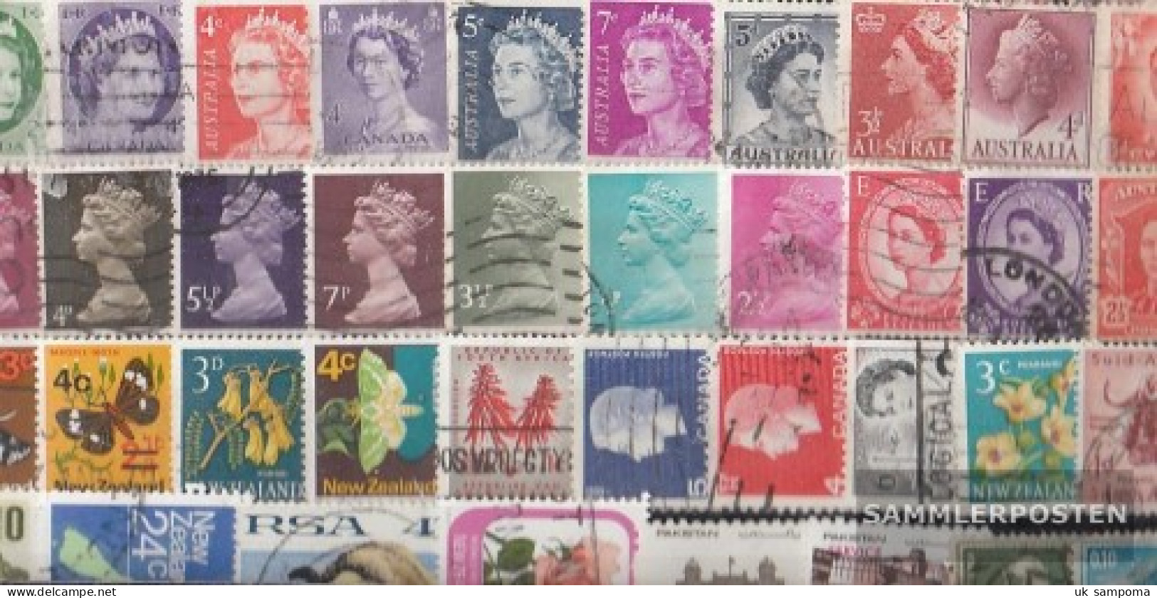 United Kingdom 50 Different Stamps  UK Colonies And Empire - Collections