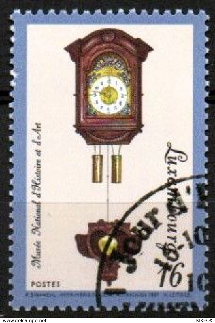 Luxembourg, Luxemburg, 1997,  Y&T 1376, MI 1426, WAND UND STANDUHREN, GESTEMPELT,  Oblitéré - Used Stamps
