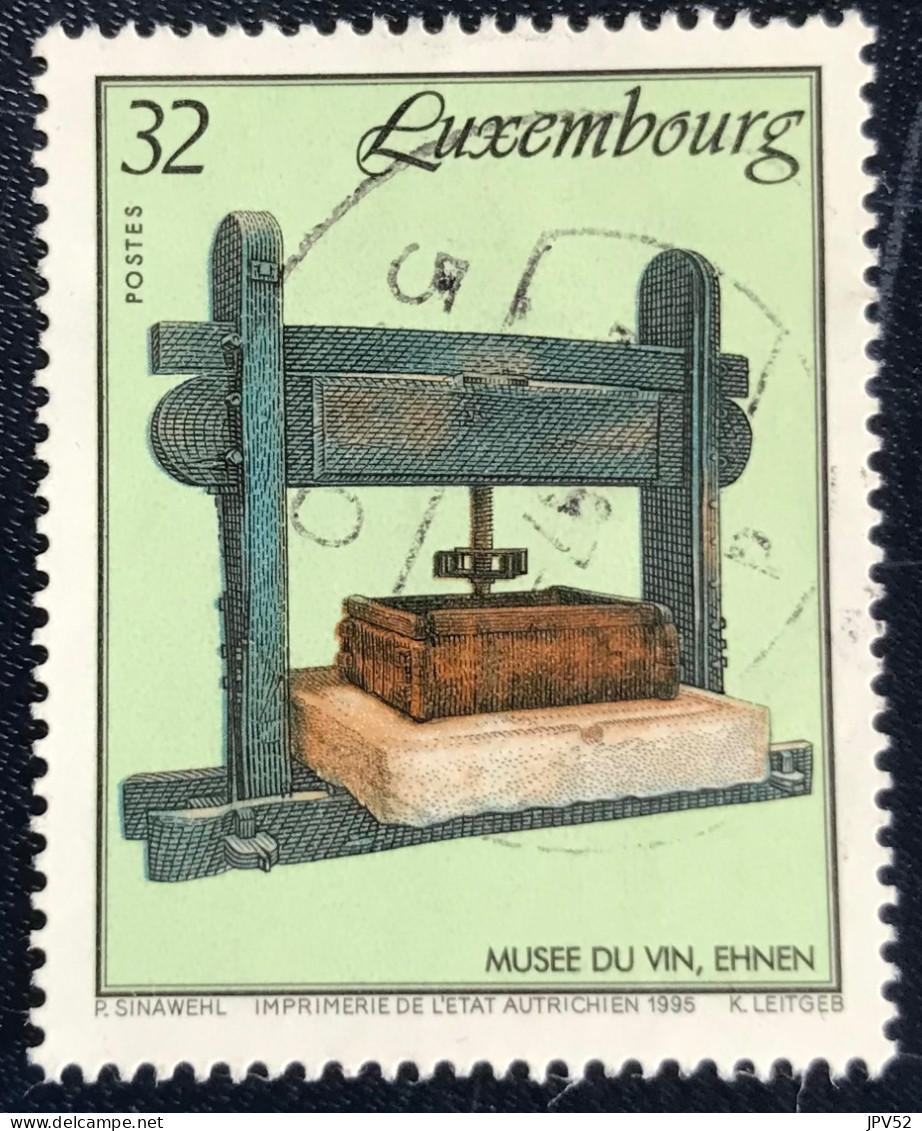 Luxembourg - Luxemburg - C18/29 - 1995 - (°)used - Michel 1378 - Musea - Oblitérés