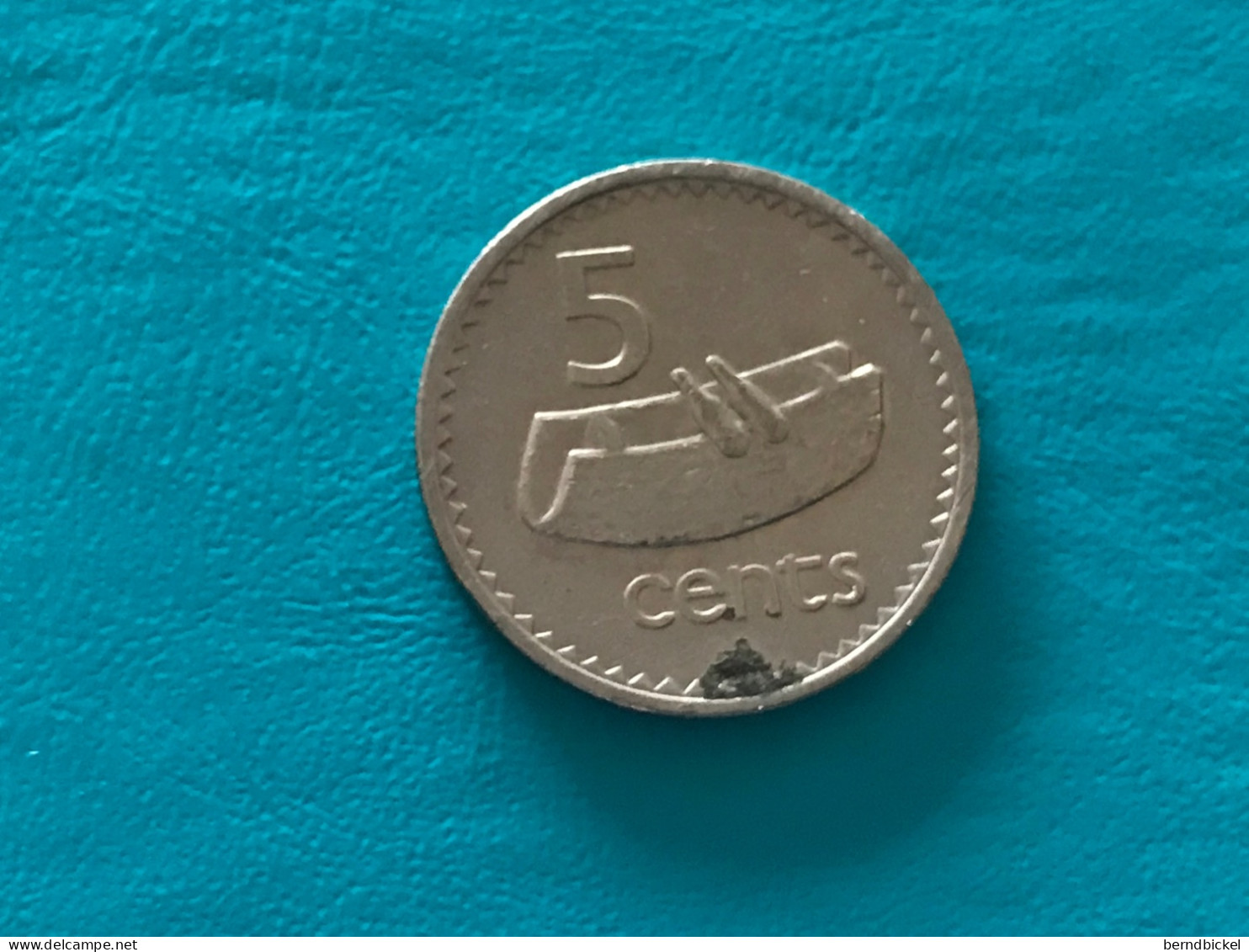 Münze Münzen Umlaufmünze Fiji 5 Cent 1987 - Fidji