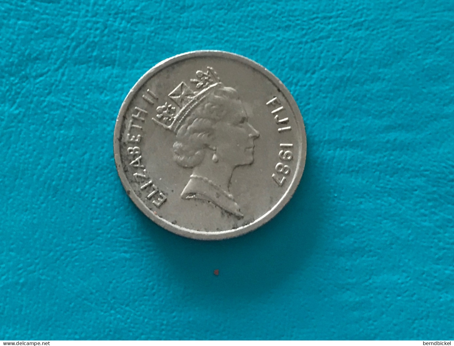 Münze Münzen Umlaufmünze Fiji 5 Cent 1987 - Fidji