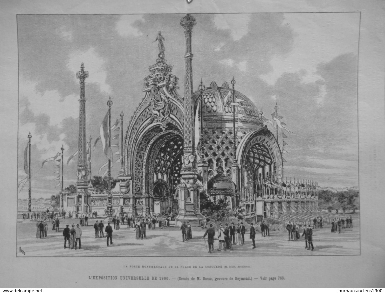 1900 EXPOSITION UNIVERSELLE PARIS 6 JOURNAUX ANCIENS - Sonstige & Ohne Zuordnung