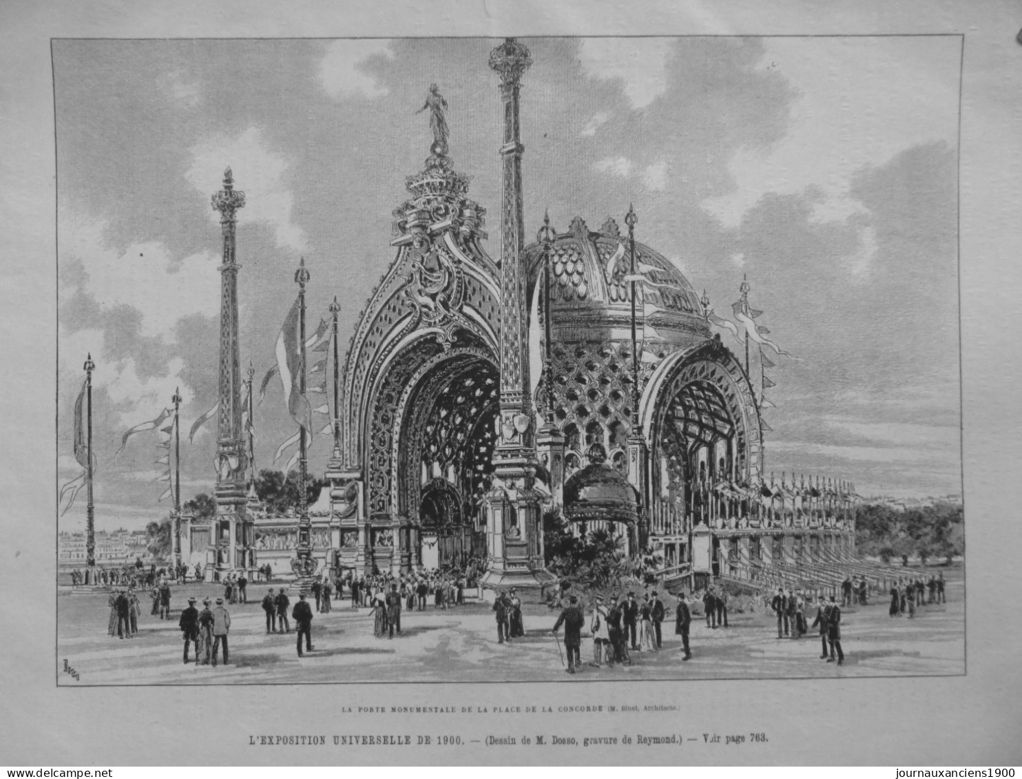 1900 EXPOSITION UNIVERSELLE PARIS 6 JOURNAUX ANCIENS - Sonstige & Ohne Zuordnung