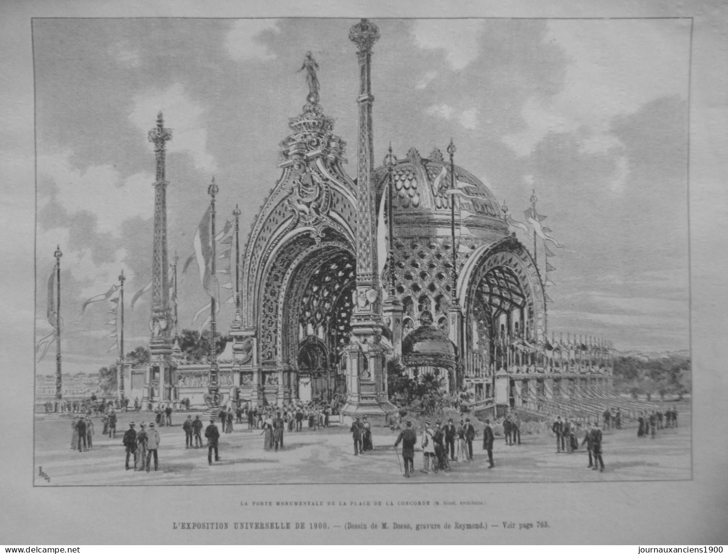 1900 EXPOSITION UNIVERSELLE PARIS 6 JOURNAUX ANCIENS - Sonstige & Ohne Zuordnung