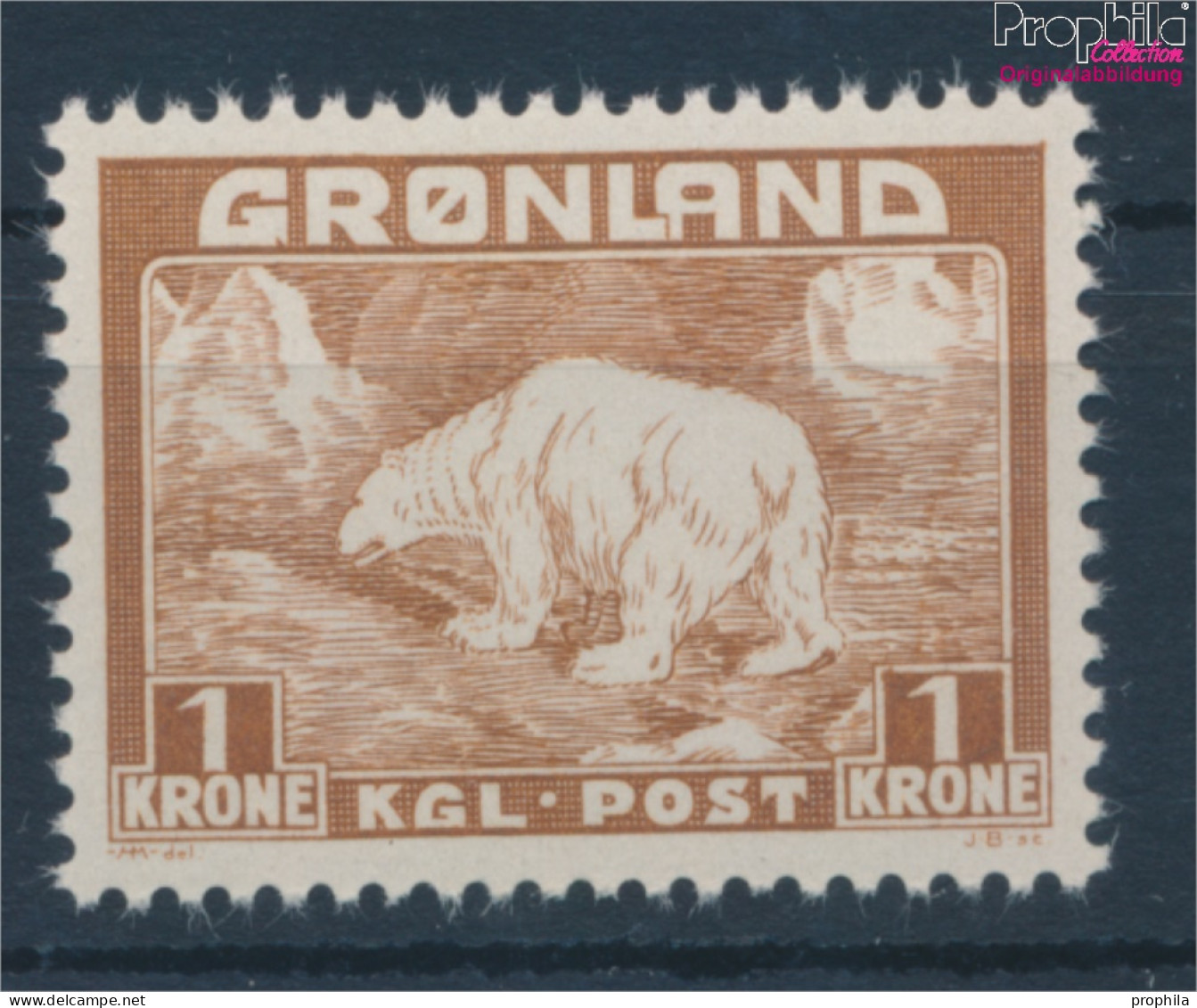 Dänemark - Grönland 7 Postfrisch 1938 Eisbär (10176785 - Nuovi