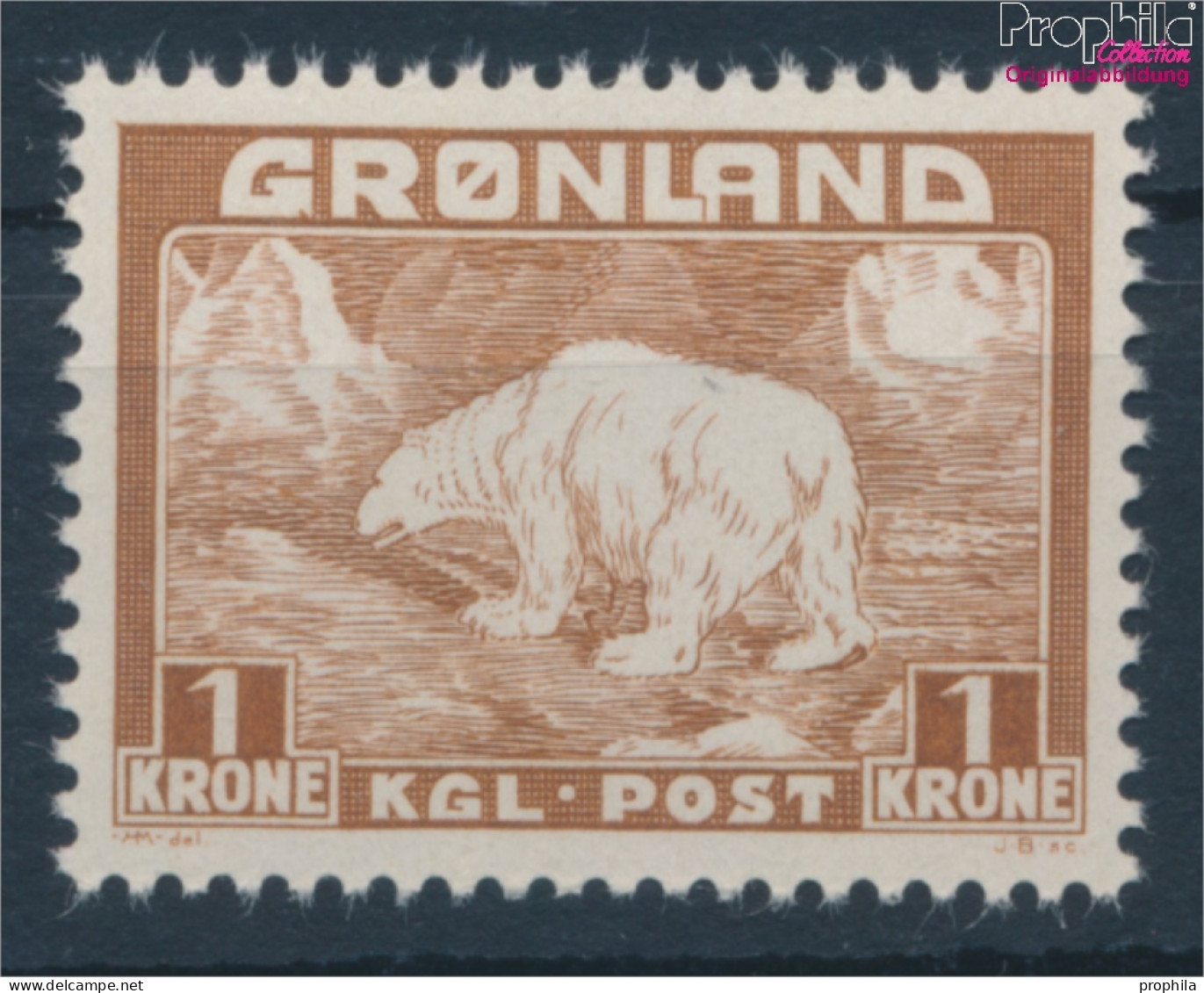 Dänemark - Grönland 7 Postfrisch 1938 Eisbär (10176787 - Nuovi