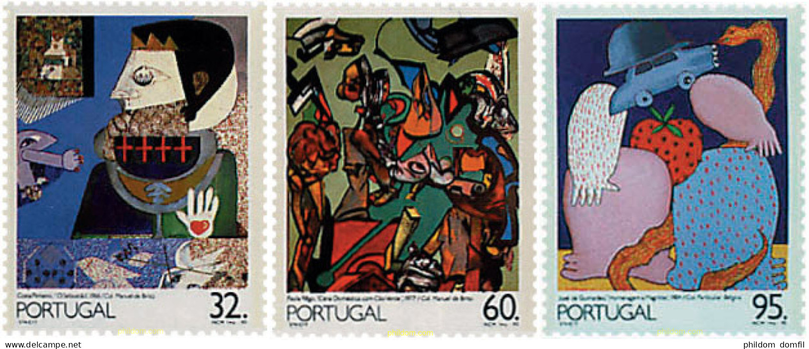 87805 MNH PORTUGAL 1990 PINTURA PORTUGUESA DEL SIGLO XX - Otros & Sin Clasificación