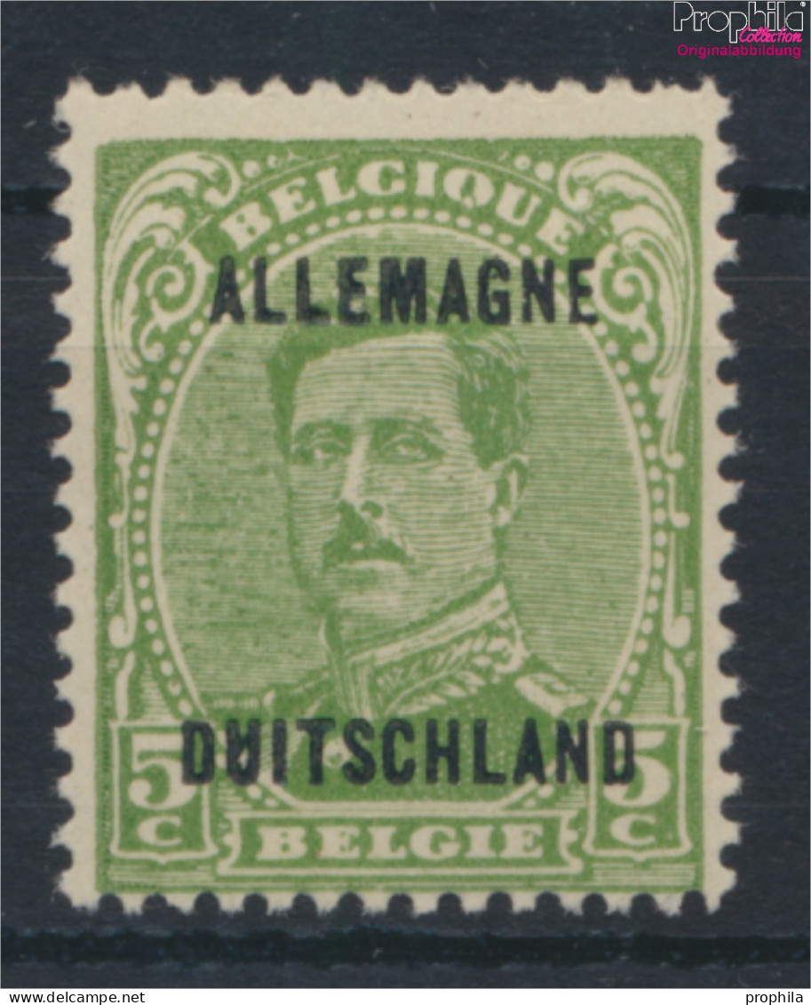 Belgische Post Rheinland 3 Postfrisch 1919 Albert I. (9917164 - Deutsche Besatzung