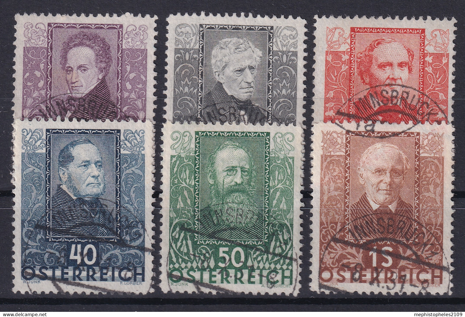 AUSTRIA 1931 - Canceled - ANK 524-529 - Gebraucht