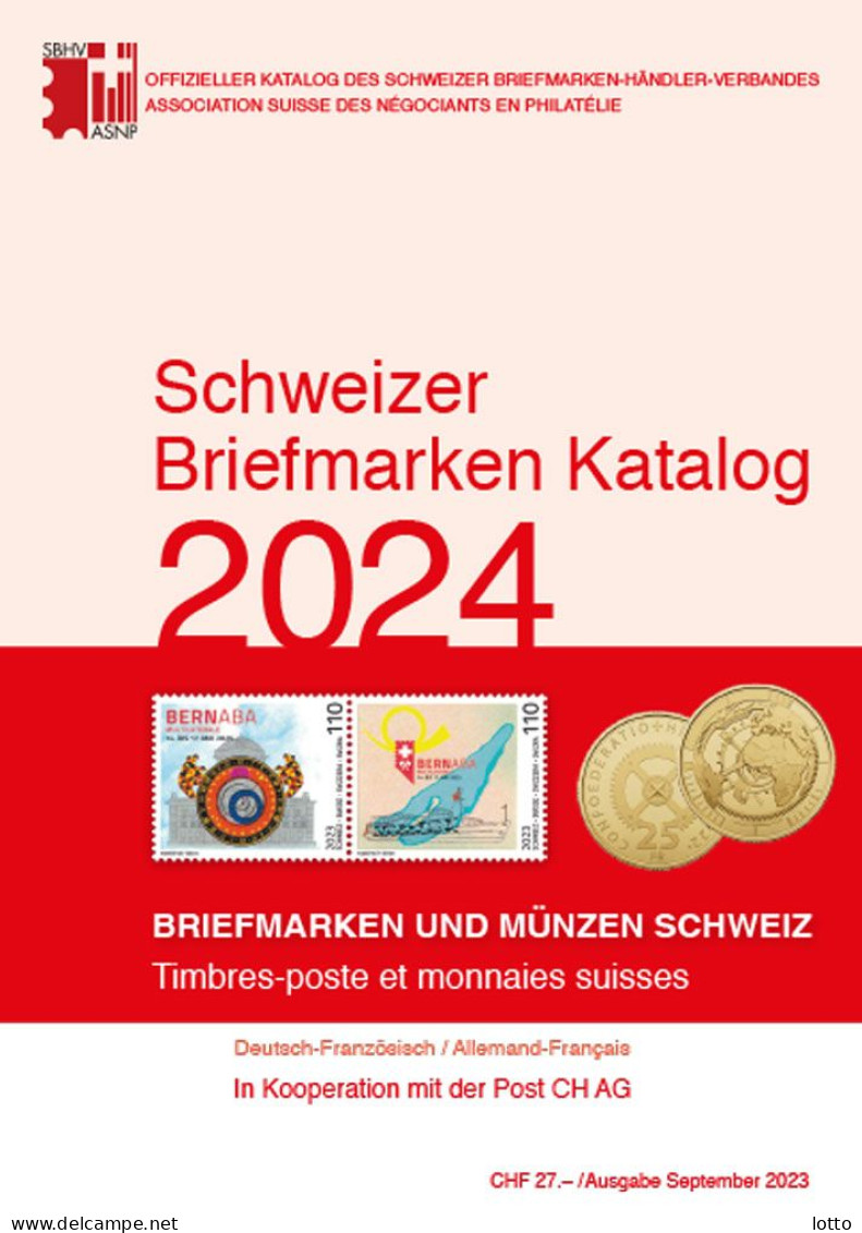 SBK-Schweizer Briefmarken-Katalog 2024 - Suisse