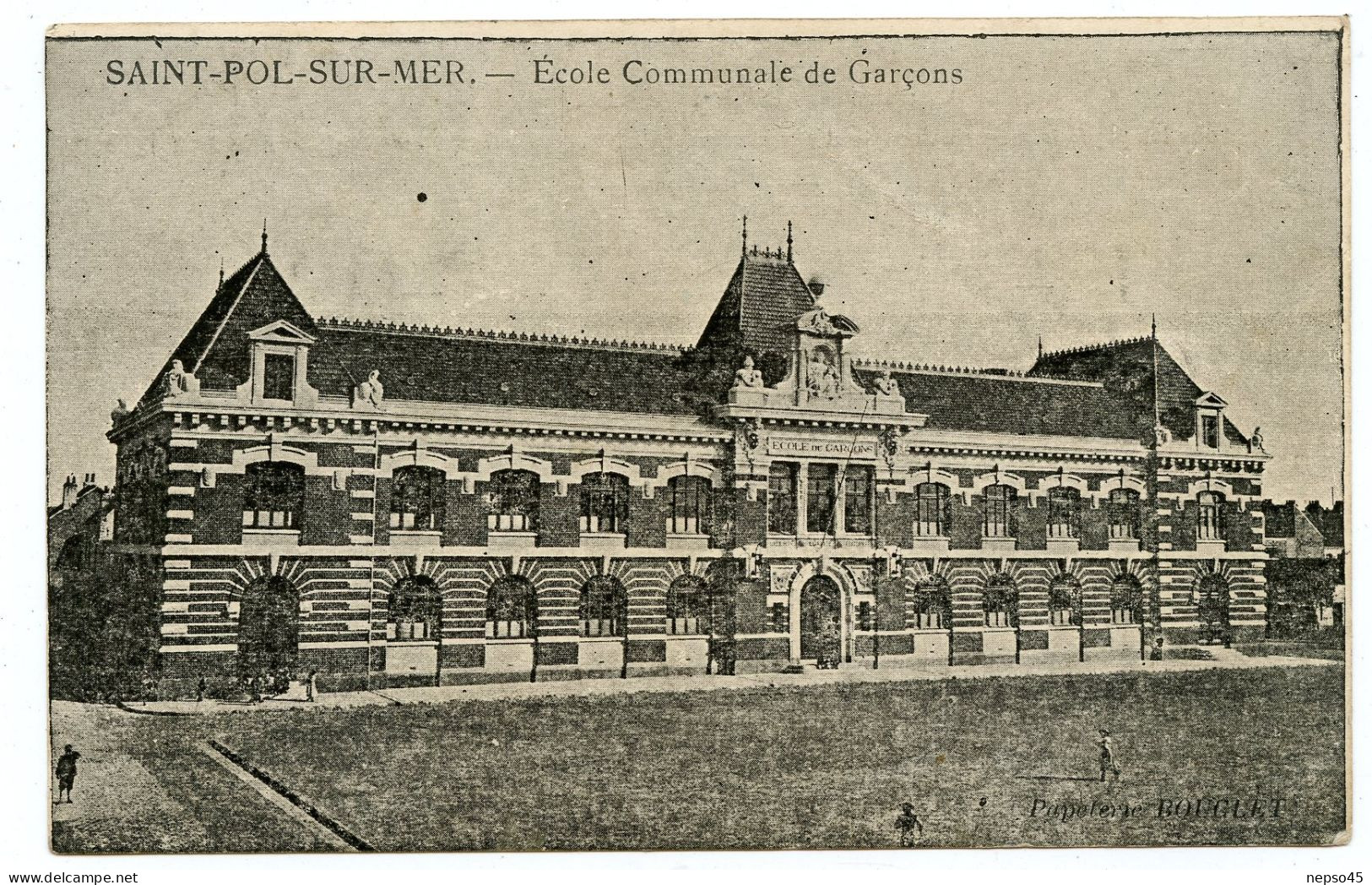 Saint-Pol-Sur-Mer.école Primaire De Garçons. - Saint Pol Sur Mer