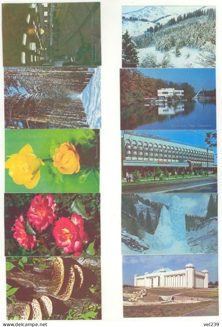 USSR. 1987. Aeroflot. Soviet Airlines. Airplane. Kazakhstan - Small : 1981-90