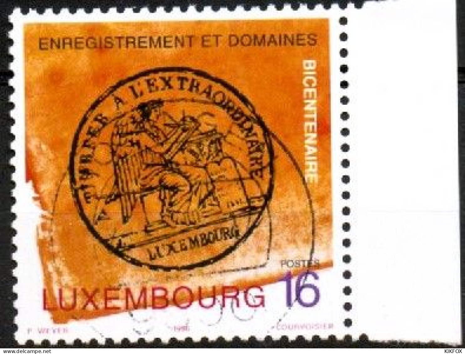 Luxembourg, Luxemburg, 1996, MI 1403, YT 1353.  DOMÄNENVERWALTUNG,, GESTEMPELT,  Oblitéré - Gebruikt