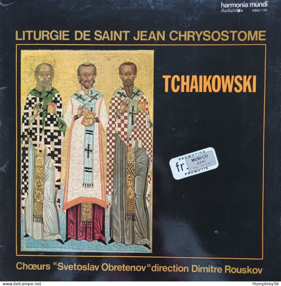 1974 - Dimitre ROUSKOV - Liturgie De Saint Jean Chrysostome [Pyotr Ilyich Tchaikovsky] - Chants Gospels Et Religieux