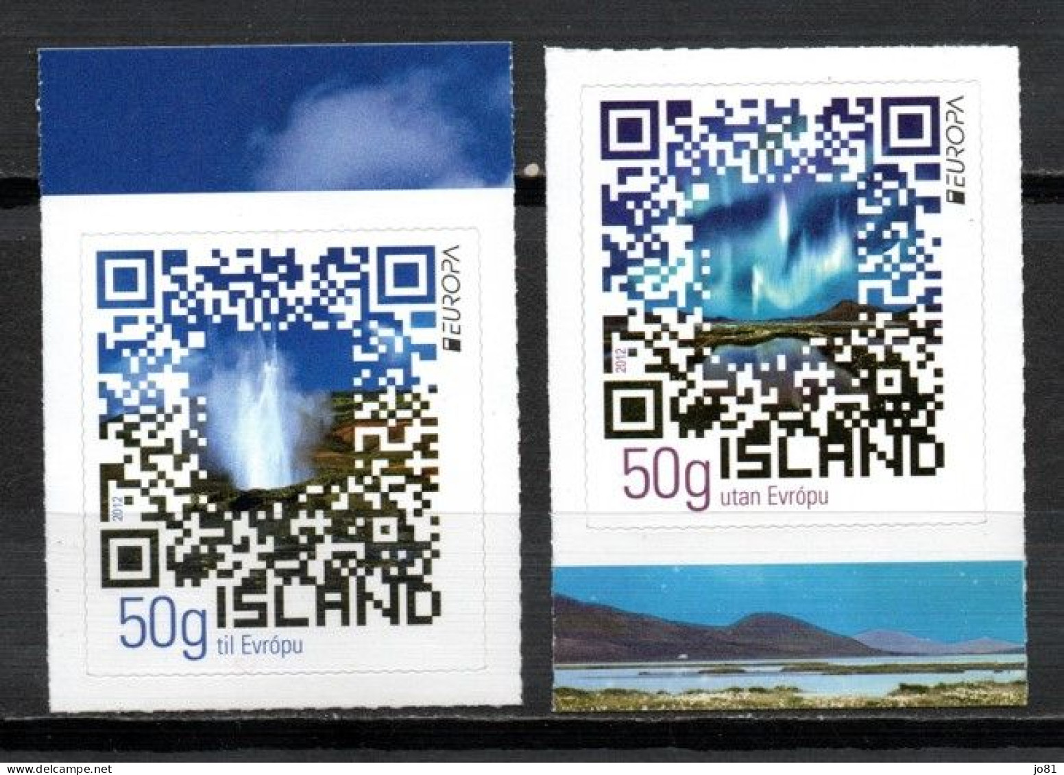 Islande YT 1288-1289 Neuf Sans Charnière XX MNH Europa 2012 - Nuevos