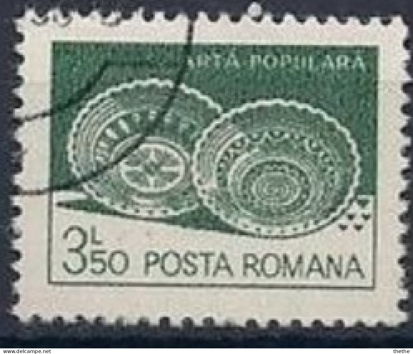 ROUMANIE - Assiettes En Céramique, Lehecen - Used Stamps