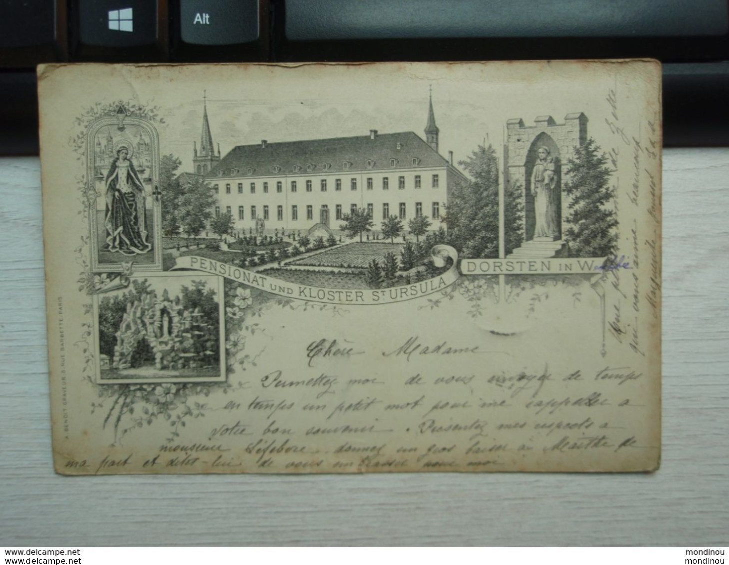 Cpa  Pensionat Und Kloster St Ursula DORSTEN In W. 1903 - Dorsten