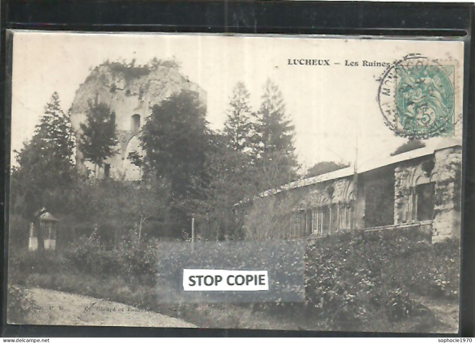 08-2023 - TOU160/211 - SOMME - 80 - LUCHEUX - Le Château - Les Ruines - Lucheux