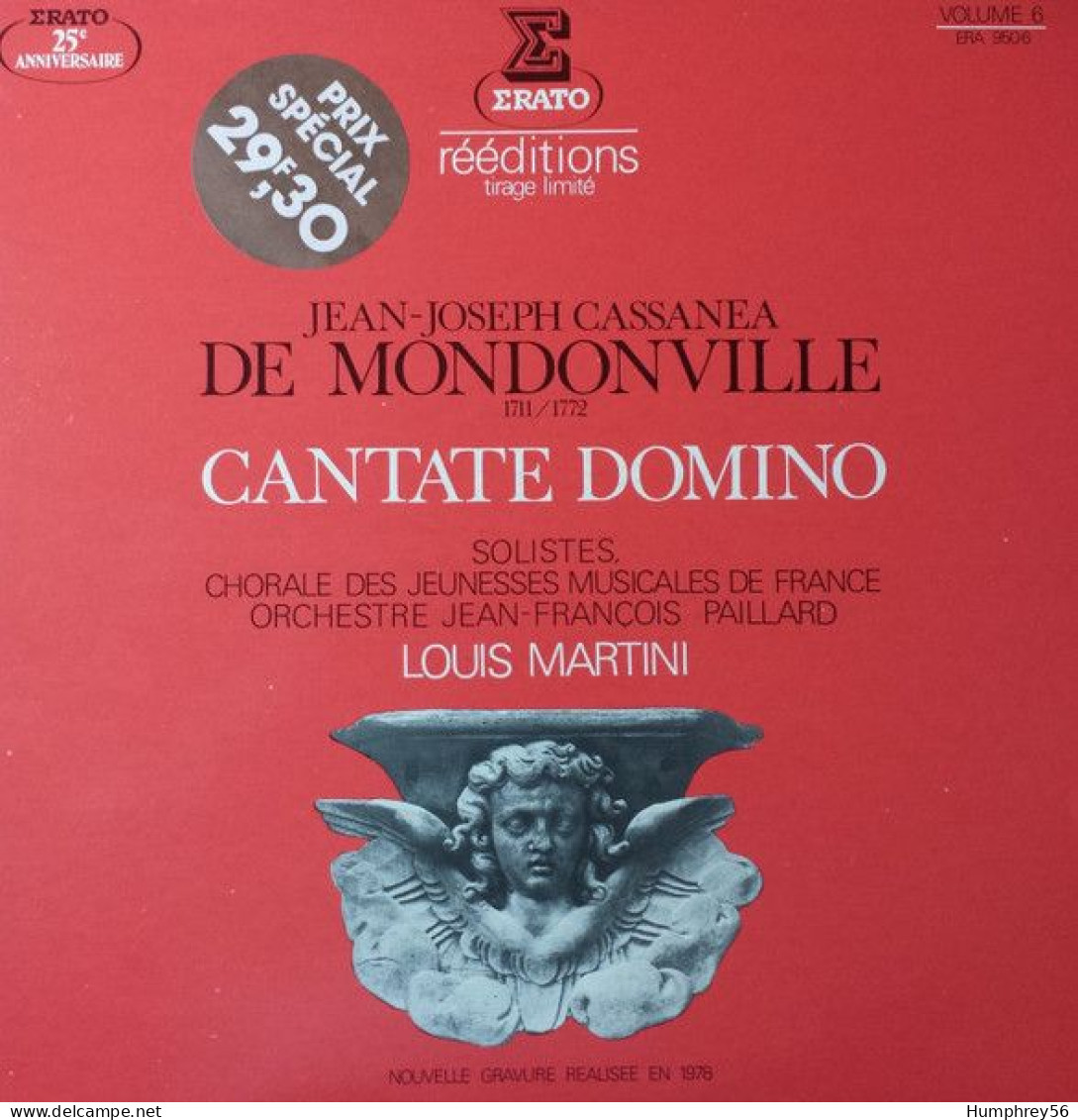 1964 - Louis MARTINI & Jean-François PAILLARD - Cantata Domino [Jean Joseph Cassanea De Mondonville] - Religion & Gospel