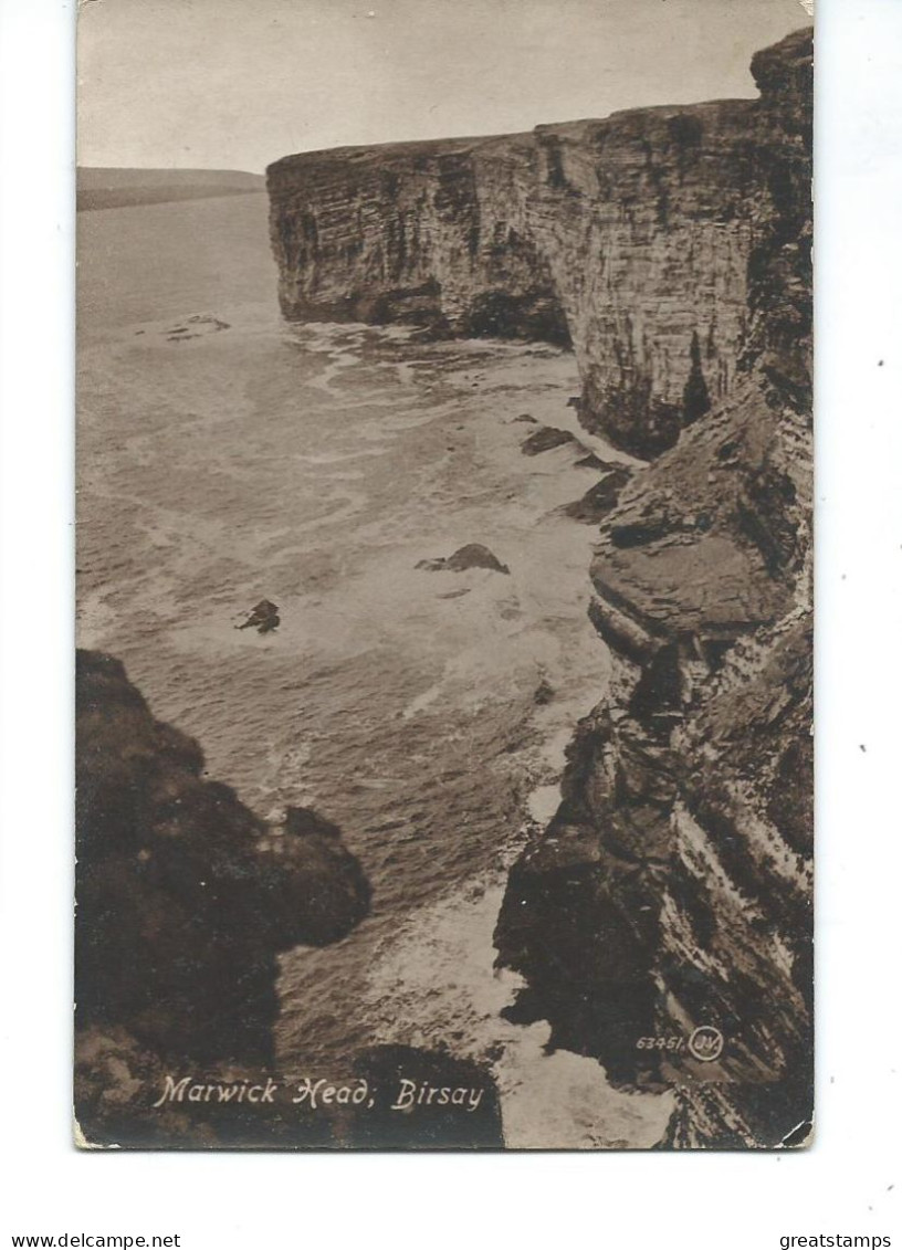 Postcard Scotland Orkney Marwick Head Rp Unused - Orkney