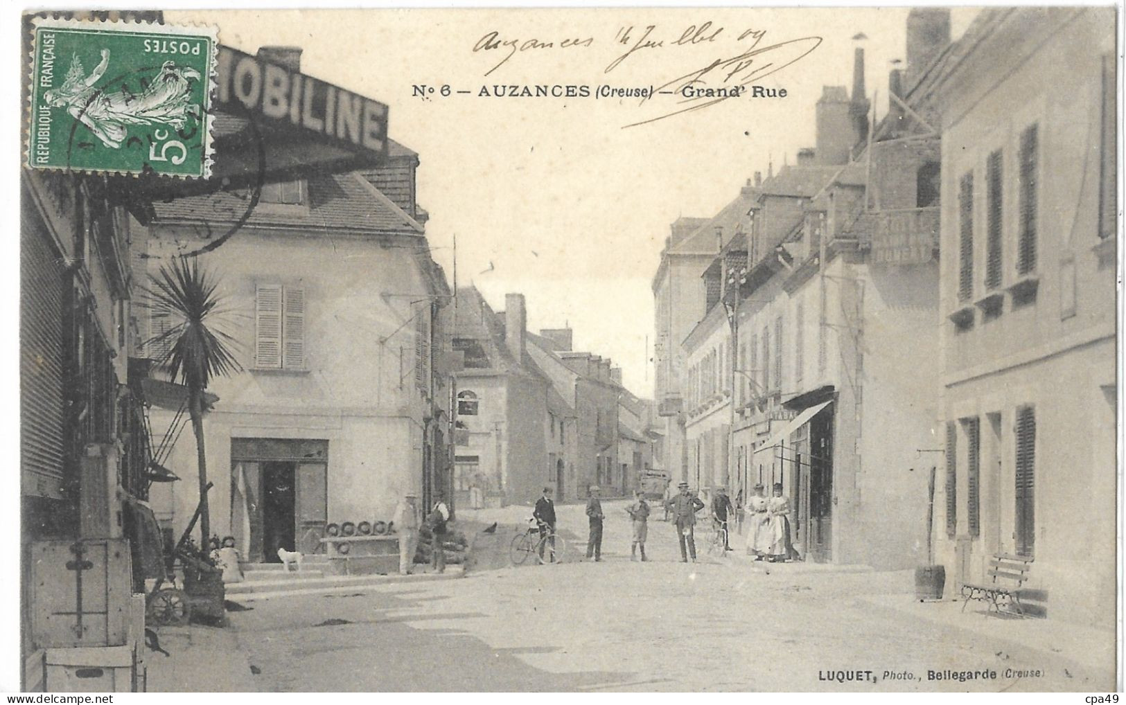 23     AUZANCES  GRANDE  RUE - Auzances