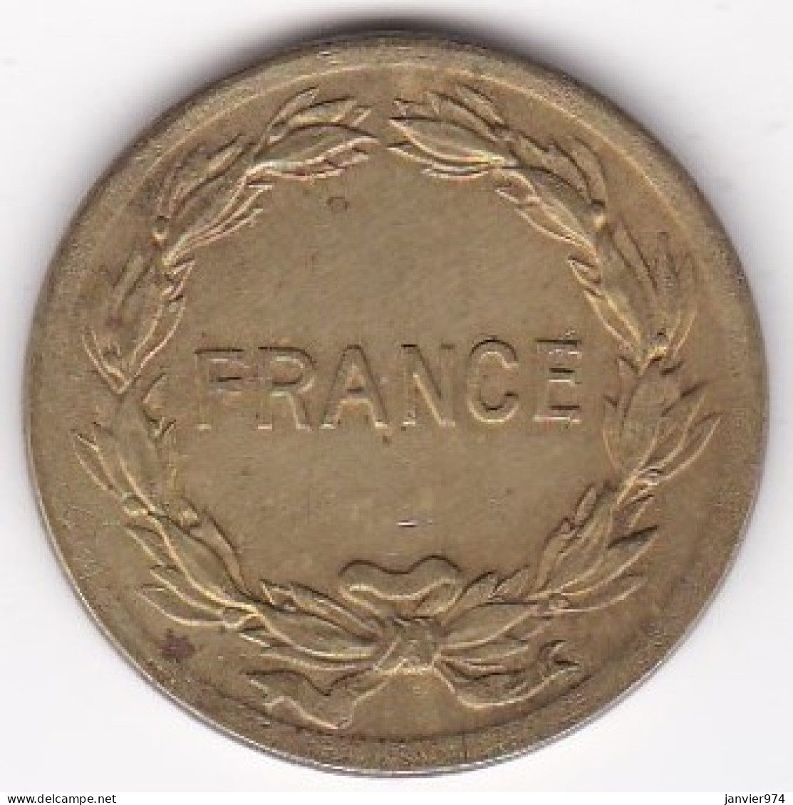 Gouvernement Provisoire 2 Francs 1944 Type Français , En Laiton , Lec# 45 - Algeria