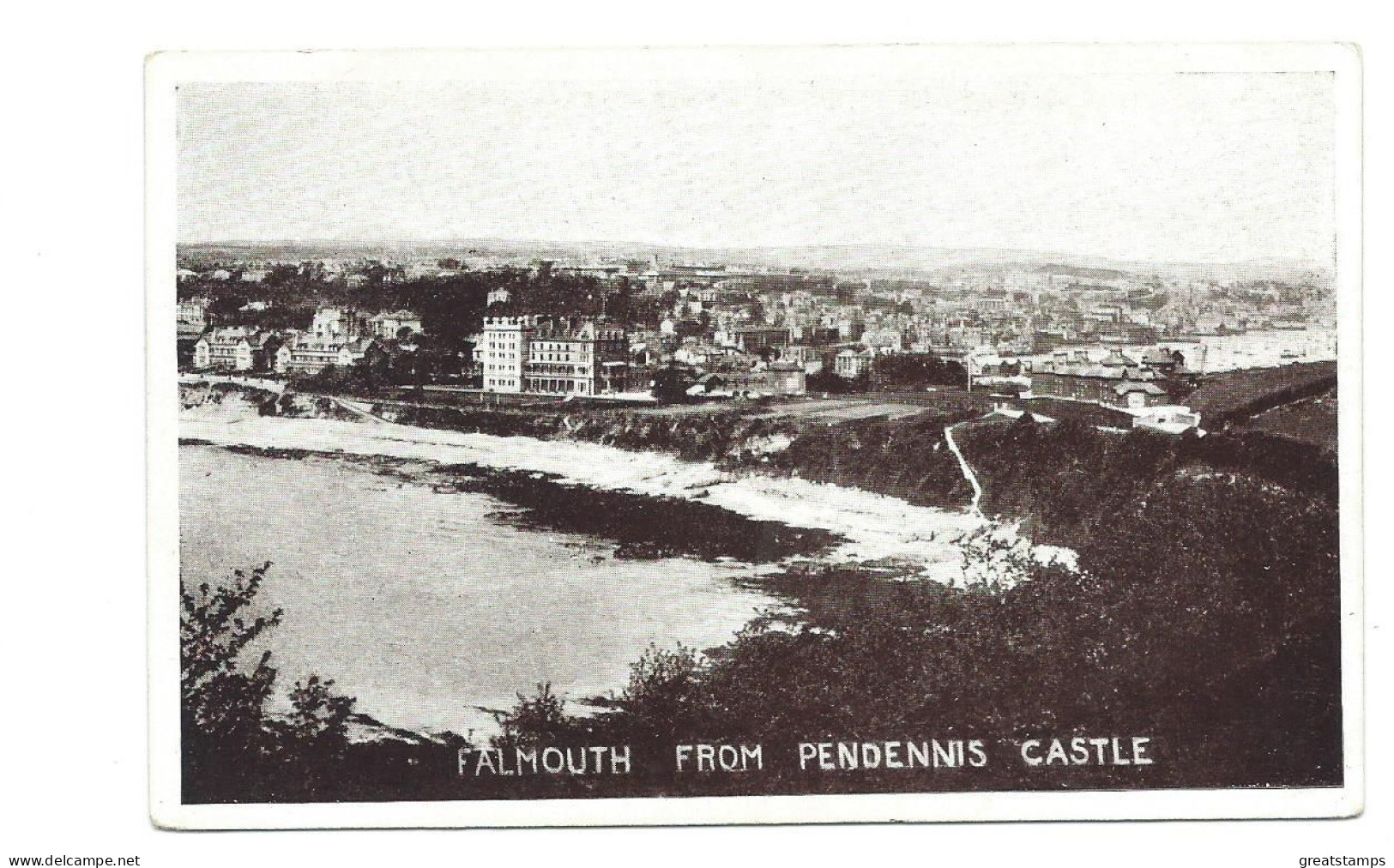 Postcard Cornwall Falmouth From Pendennis Castle Unused - Falmouth