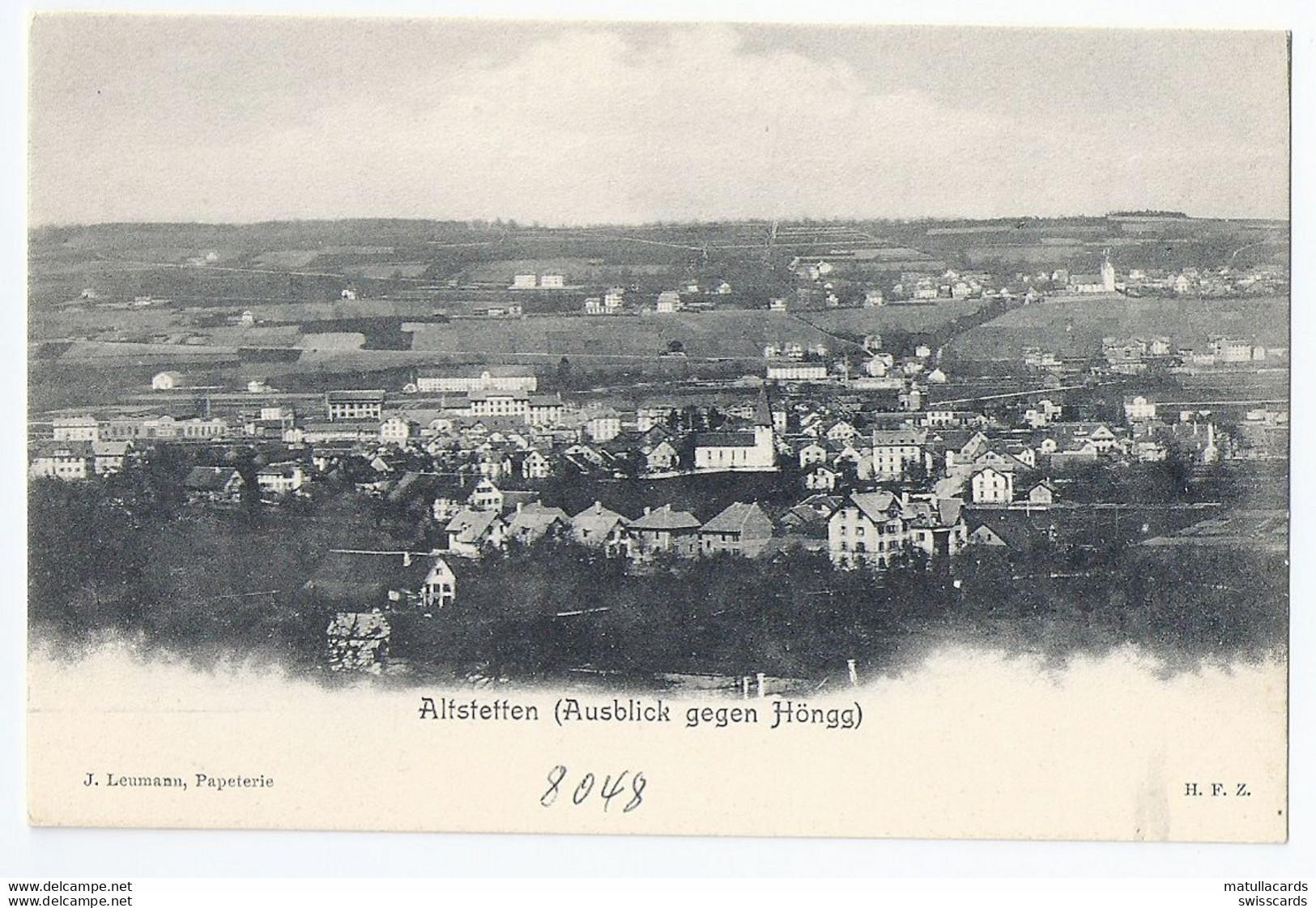 ALTSTETTEN: Ausblick Gegen Höngg ~1900 - Höngg