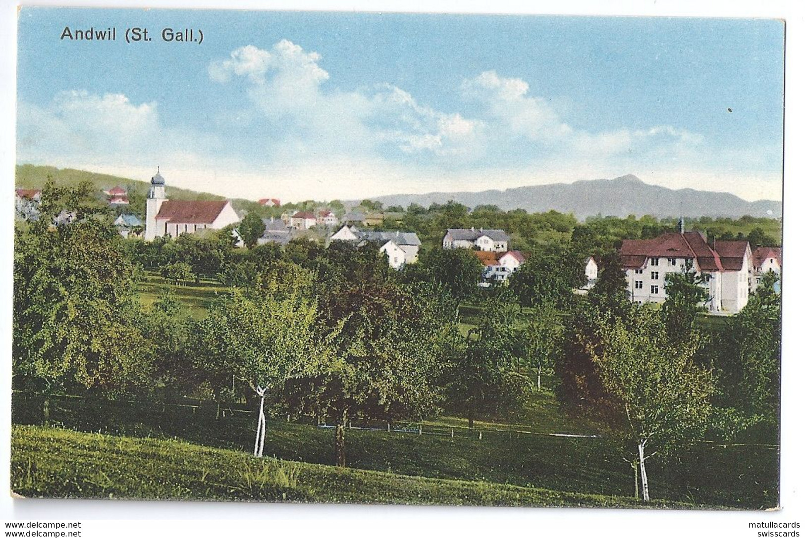 ANDWIL: Panorama ~1910 - Wil