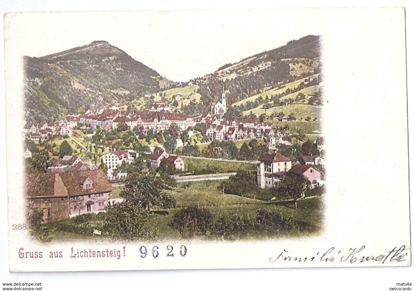 Gruss Aus LICHTENSTEIG 1901 - Lichtensteig