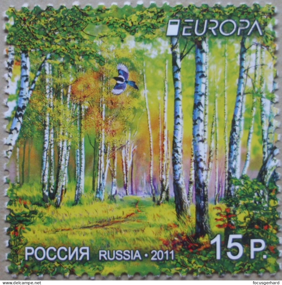 Rußland   Der Wald   Europa   Cept   2011  ** - 2011