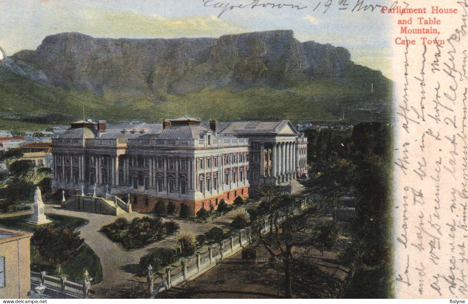 Cape Town - Parliament House And Table Mountain - Afrique Du Sud South Africa Transvaal - Afrique Du Sud