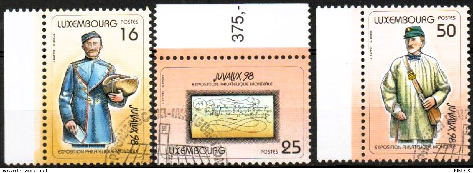 Luxembourg, Luxemburg, 1998, MI 1446 - 1448, YT 1396 - 1398, JUVALUX 98,  GESTEMPELT,  OBLITERE - Used Stamps